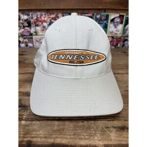 Top Of The World Vintage University Of Tennessee Vols Strapback Hat Tan Orange